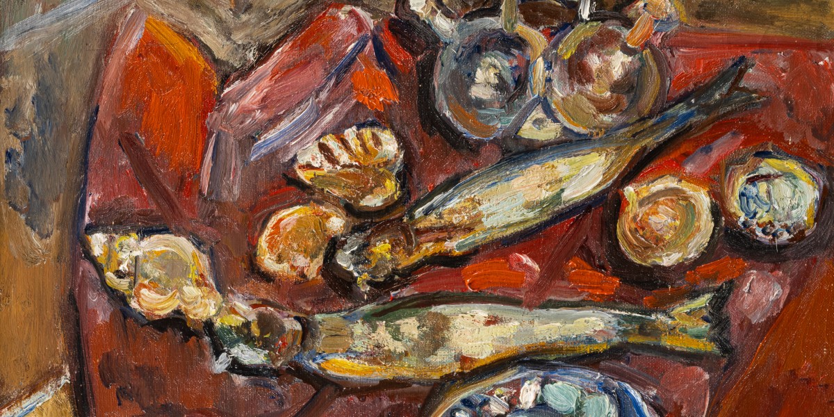 Nature morte aux poissons et aux coquillages